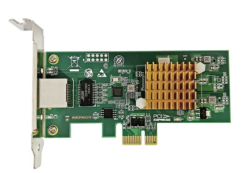 光潤通千兆單光口PCI-E X4光潤通自主G210IS芯片網卡  FF-901T-V3.0