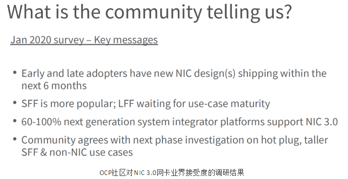即將一統(tǒng)天下的OCP NIC 3.0及其未來(圖4) 即將一統(tǒng)天下的OCP NIC 3.0及其未來(圖4)